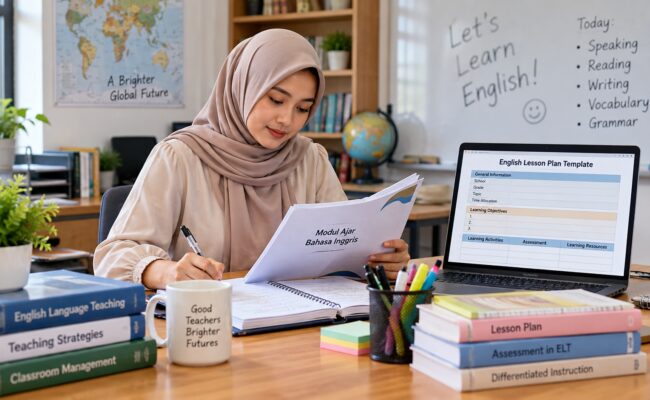 Template Modul Ajar Bahasa Inggris SMP SMA SMK